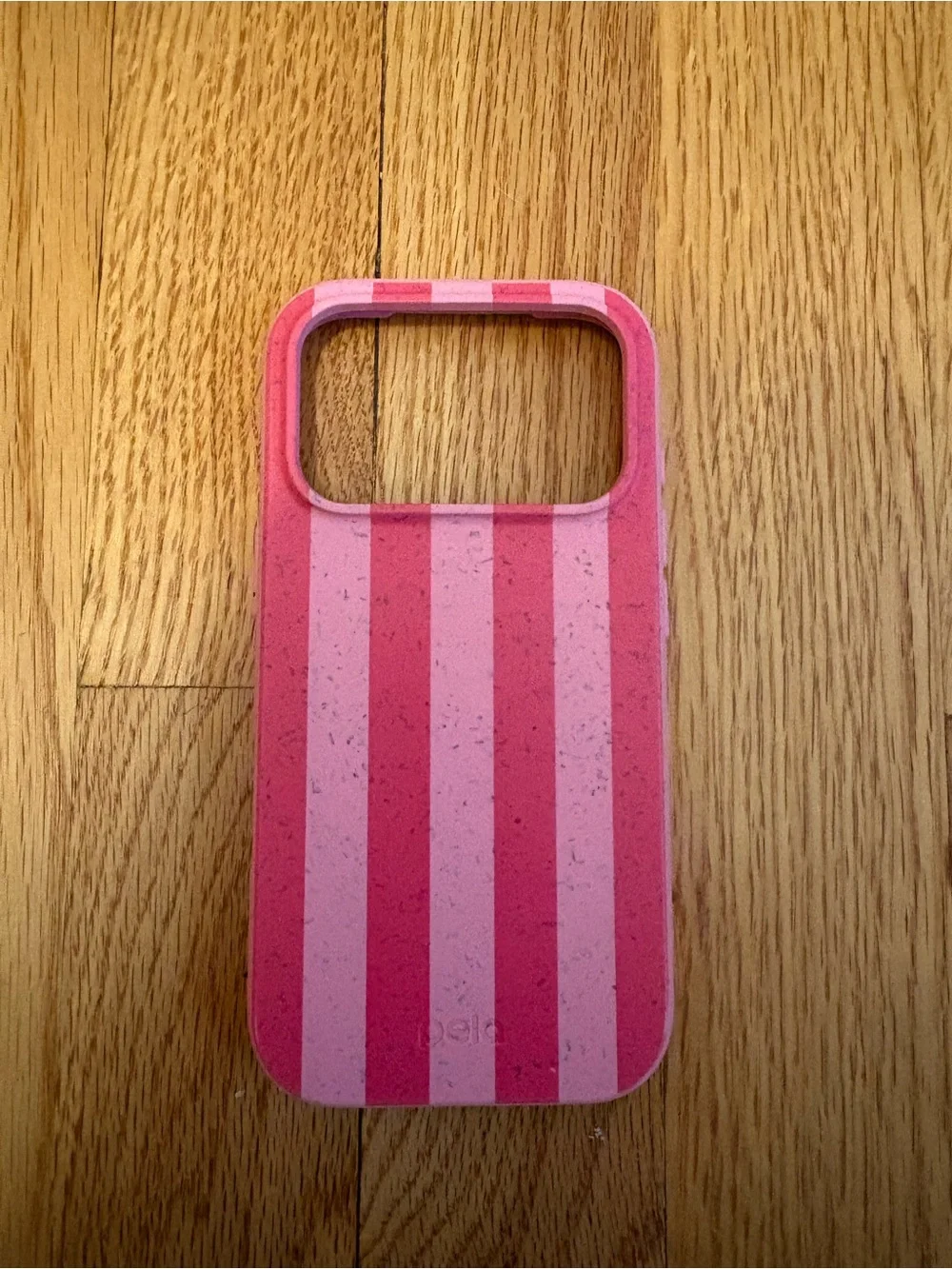 Pela Bubblegum Pink Big Pink Stripes iPhone 17 Pro Case